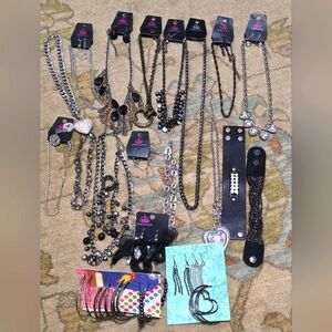 Paparazzi Jewelry Bundle Gothic Brutalist Grunge Lot Necklaces Bracelets Earring